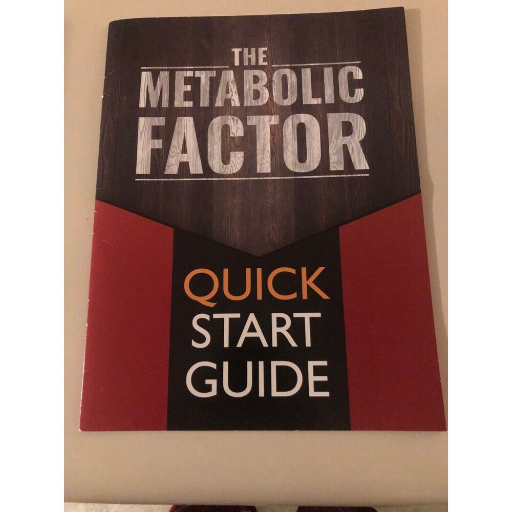 The Metabolic Factor Quick Start Guide by Dr. Johnny Bowden Paperback